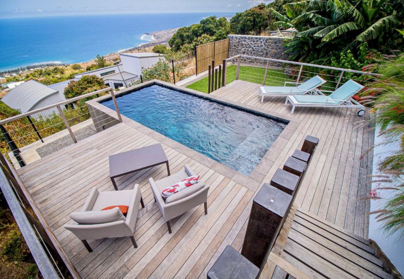 Villa in Saint-Leu - Villa Paloma**** - 140 m2 - Swimming pool - Exceptional view of the ocean - Saint Leu